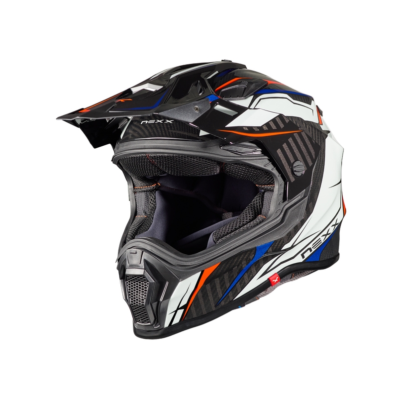 Enduro prilba NEXX X.WRL Atika čierno-bielo-červená výpredaj