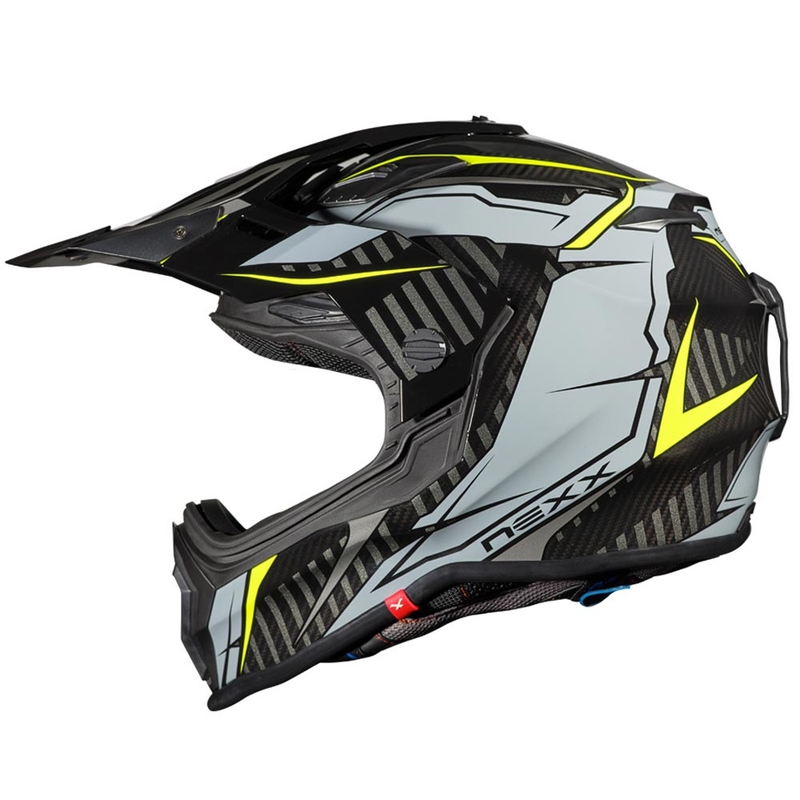 Enduro prilba NEXX X.WRL Atika šedo-fluo žltá výpredaj