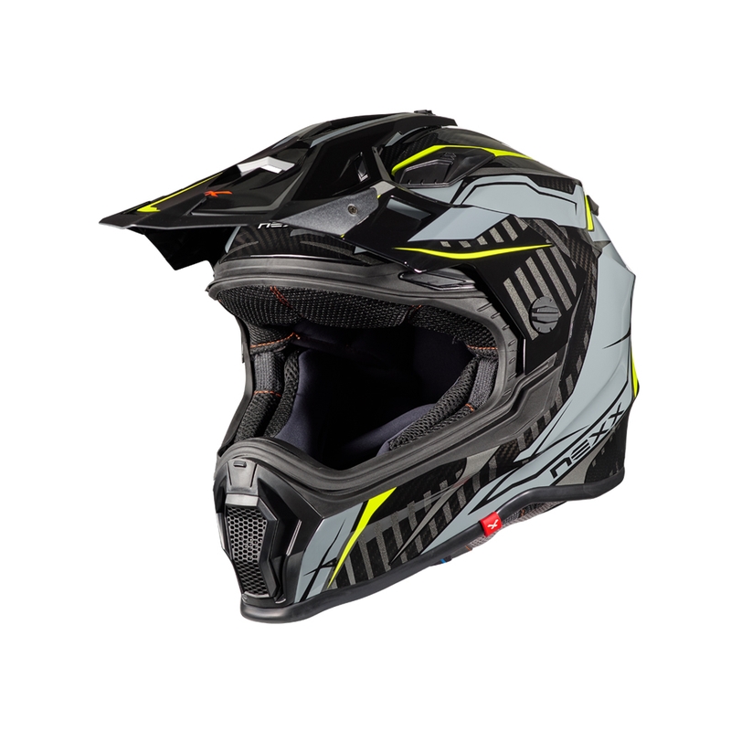 Enduro prilba NEXX X.WRL Atika šedo-fluo žltá výpredaj