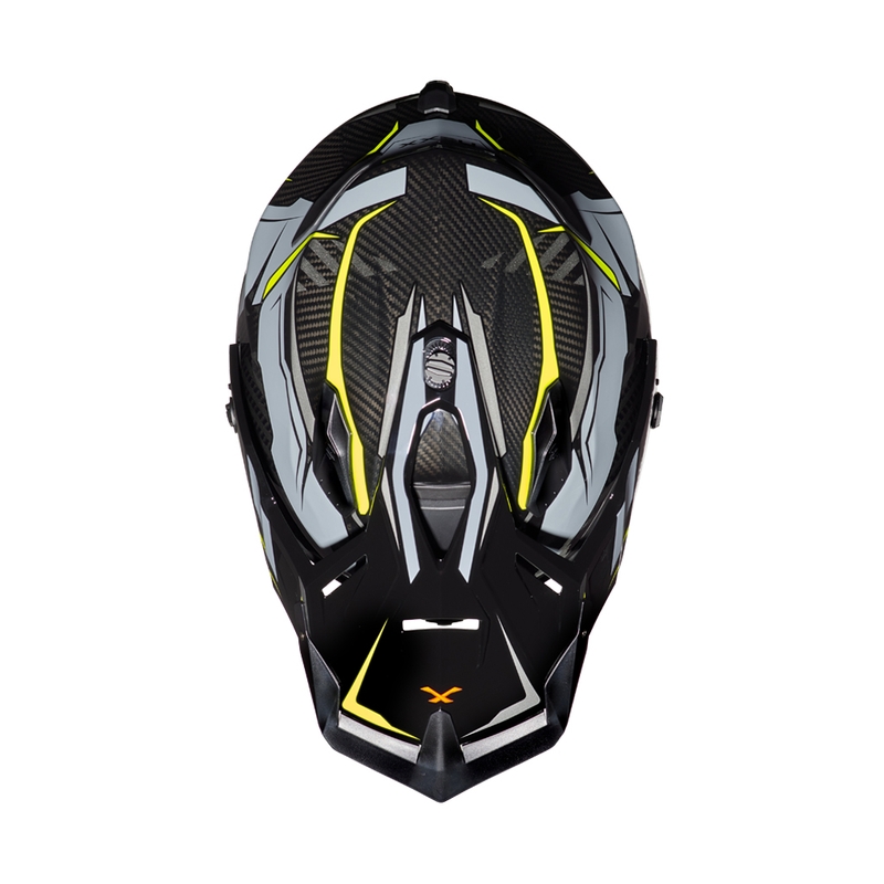 Enduro prilba NEXX X.WRL Atika šedo-fluo žltá výpredaj