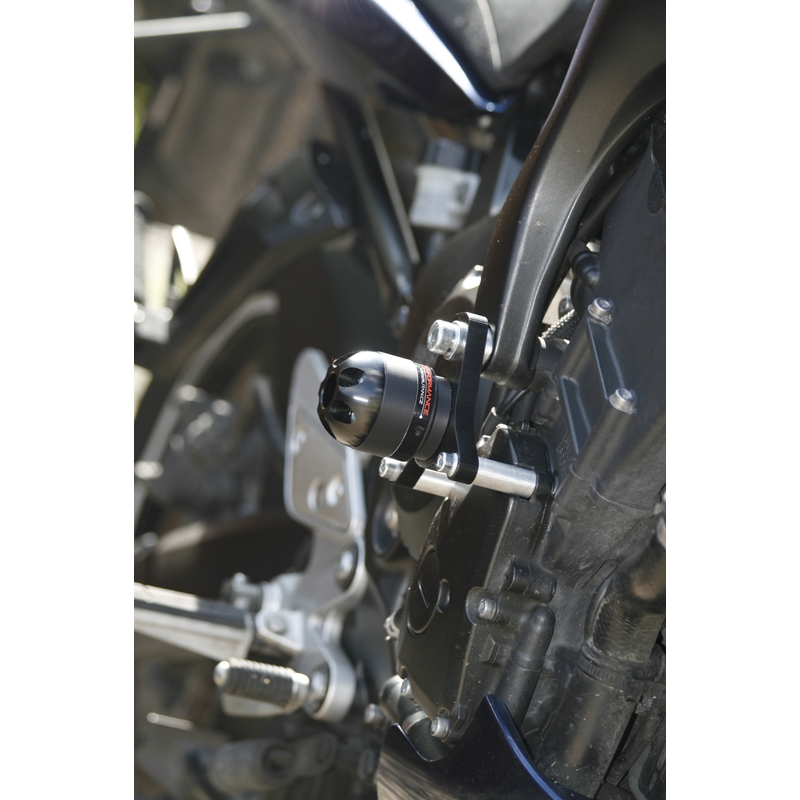 Padacie protektory - Yamaha FZ6 S2 (2006 -) (čierny rám) Conus