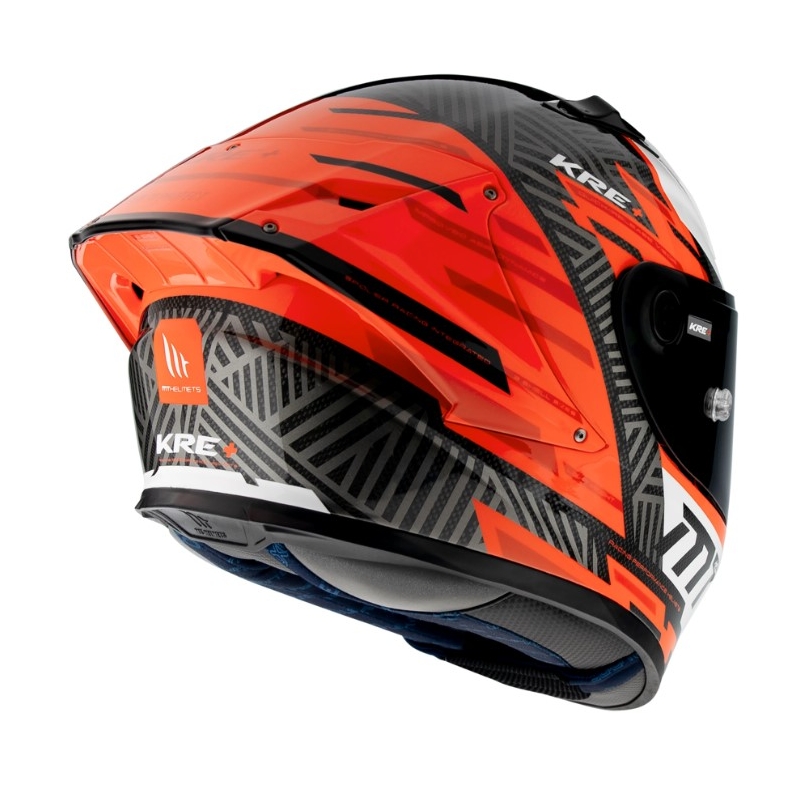 Integrálna prilba na motocykel MT FF103PLUSC KRE+ Carbon Brush A5 čierno-bielo-červená