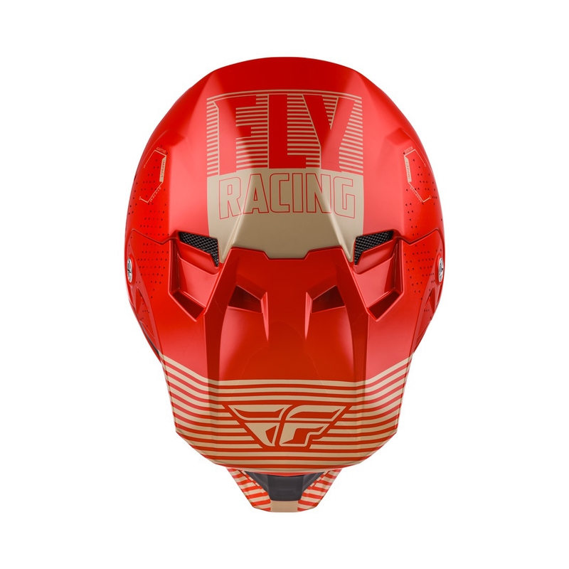 Motokrosová prilba FLY Racing Formula CC Primary červeno-piesková