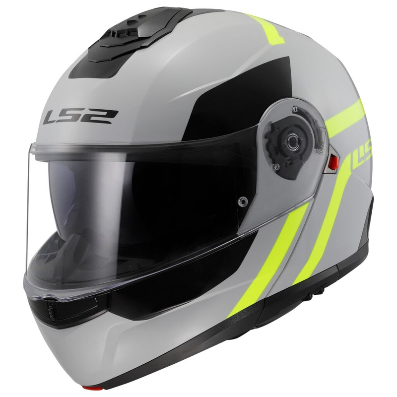 Odklápacia prilba LS2 FF908 Strobe II Autox šedo-fluorescenčno žltá