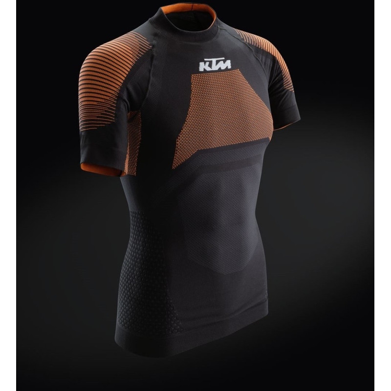 Termo tričko s krátkym rukávom KTM Performance čierno-oranžové výpredaj