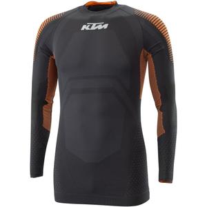 Termo tričko s dlhým rukávom KTM Performance čierno-oranžové