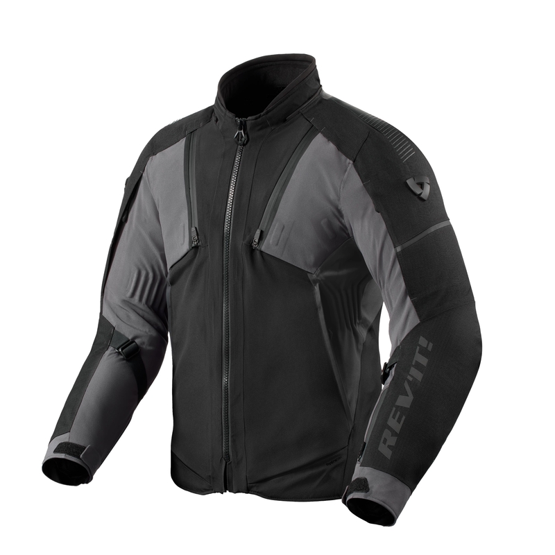 Bunda na motocykel Revit Inertia H2O čierno-antracitová