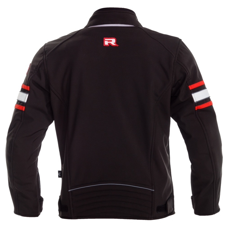 Detská bunda na motocykel RICHA Toulon 2 Softshell čierno-červená výpredaj