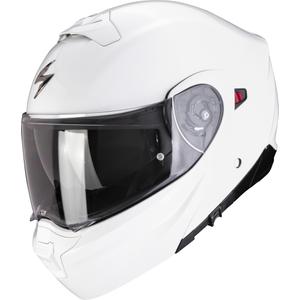 Výklopná prilba na motocykel Scorpion EXO-930 EVO Solid biela
