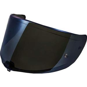 Modré irídiové plexi pre prilbu LS2 FF811