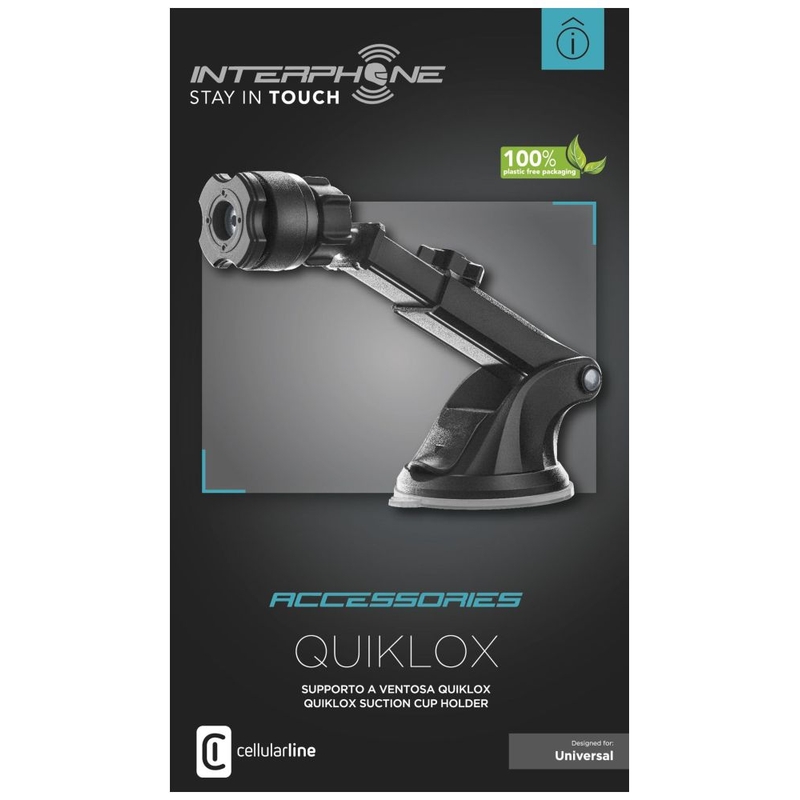 Úchyt Interphone QUIKLOX s prísavkou
