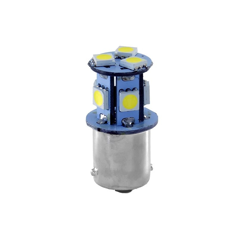 LED svetlo RMS BA15S 150 lumen jantárová