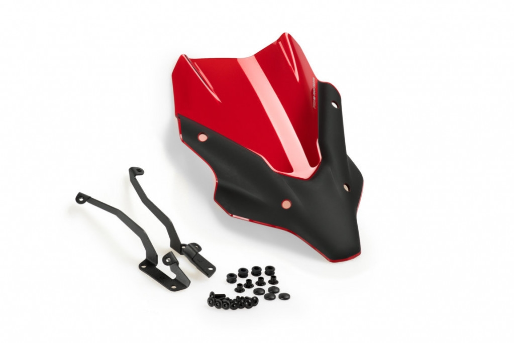Plexi na motorku PUIG NEW. GEN SPORT 20618R červené