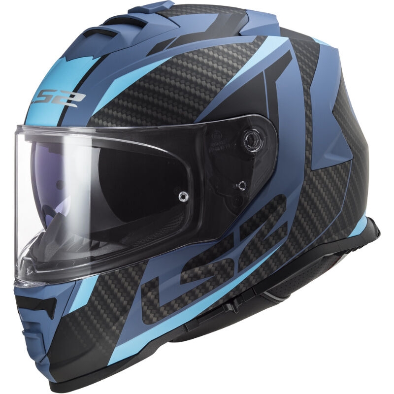 Integrálna prilba na motorku LS2 FF800 Storm II Racer čierno-modrá