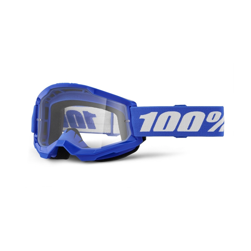 Motokrosové okuliare 100% STRATA 2 New modré (číre plexi)