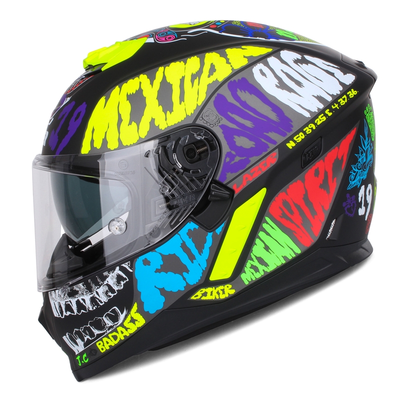 Integrálna prilba na motocykel Lazer Rafale Evo Mexicana multicolor