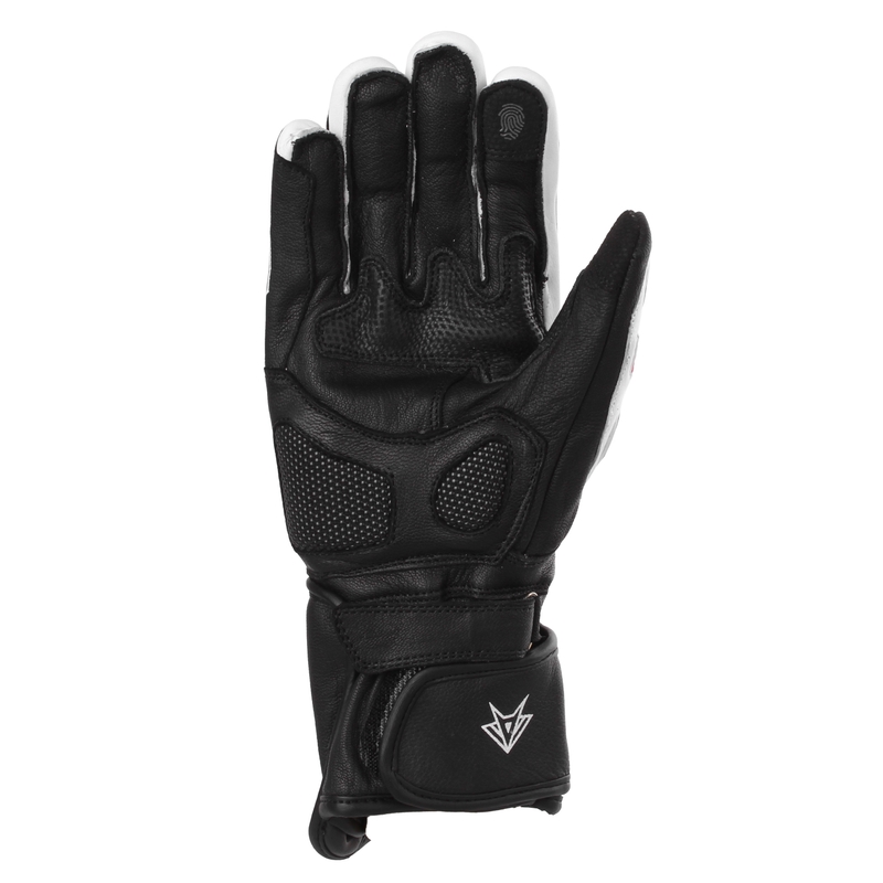 Rukavice na motocykel RSA Gappa 2 čierno-bielo-červené