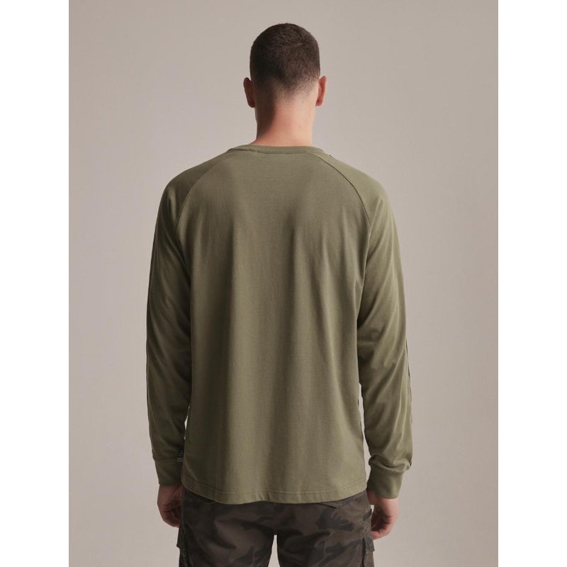 Tričko s dlhým rukávom DAKAR DKR LG STRAP kaki