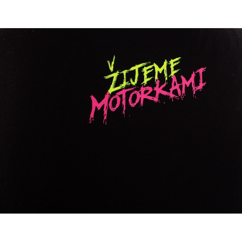 Detské dievčenské tričko MotoZem - Žijeme motorkami