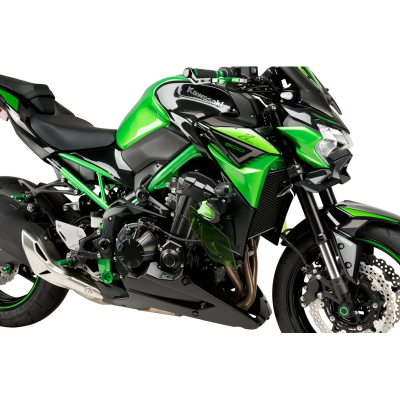 Bočné spojlery PUIG DOWNFORCE zelená