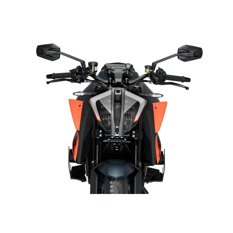 Bočné spojlery PUIG DOWNFORCE čierna pre KTM Super Duke 1290 / R 2020-2024, KTM Super Duke 1290 RR 2022-2024