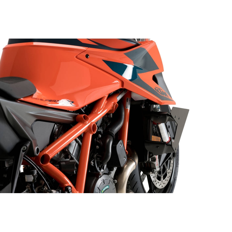 Bočné spojlery PUIG DOWNFORCE čierna pre KTM Super Duke 1290 / R 2020-2024, KTM Super Duke 1290 RR 2022-2024