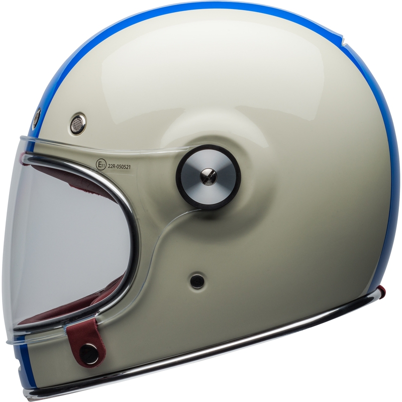 Integrálna prilba na motocykel Bell Bullit DLX Command Vintage bielo-červeno-modrá