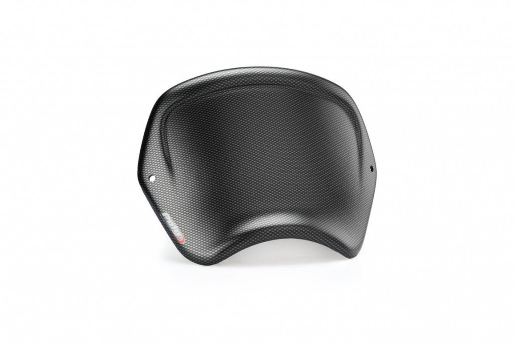 Plexi na motorku PUIG FRONTAL PLATE 3812C karbónový vzhľad