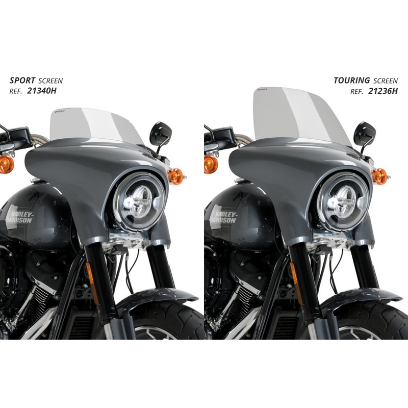 Plexi štít PUIG HIGH-ROAD TOURING dymové