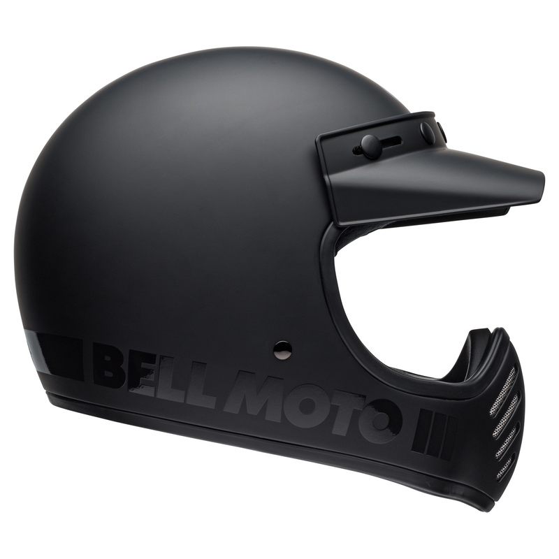 Prilba na motocykel Bell Moto-3 Classic čierna matná