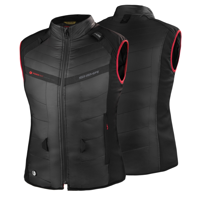 Dámska vyhrievaná vesta Shima Powerheat Vest čierno-červená