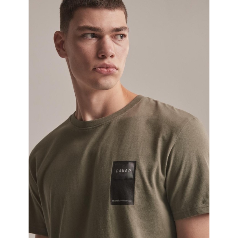 Tričko DAKAR DKR Patch kaki
