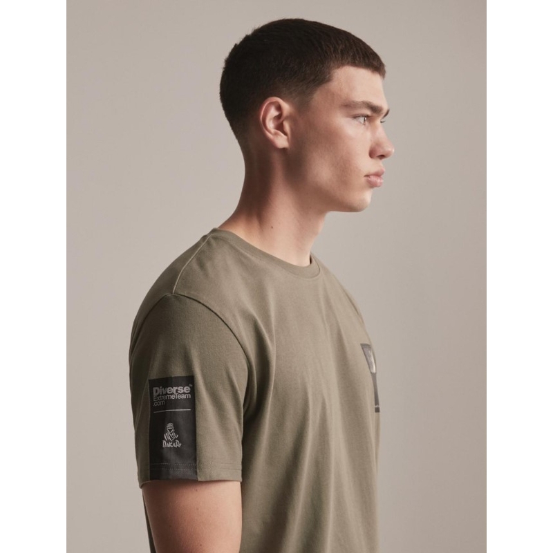 Tričko DAKAR DKR Patch kaki