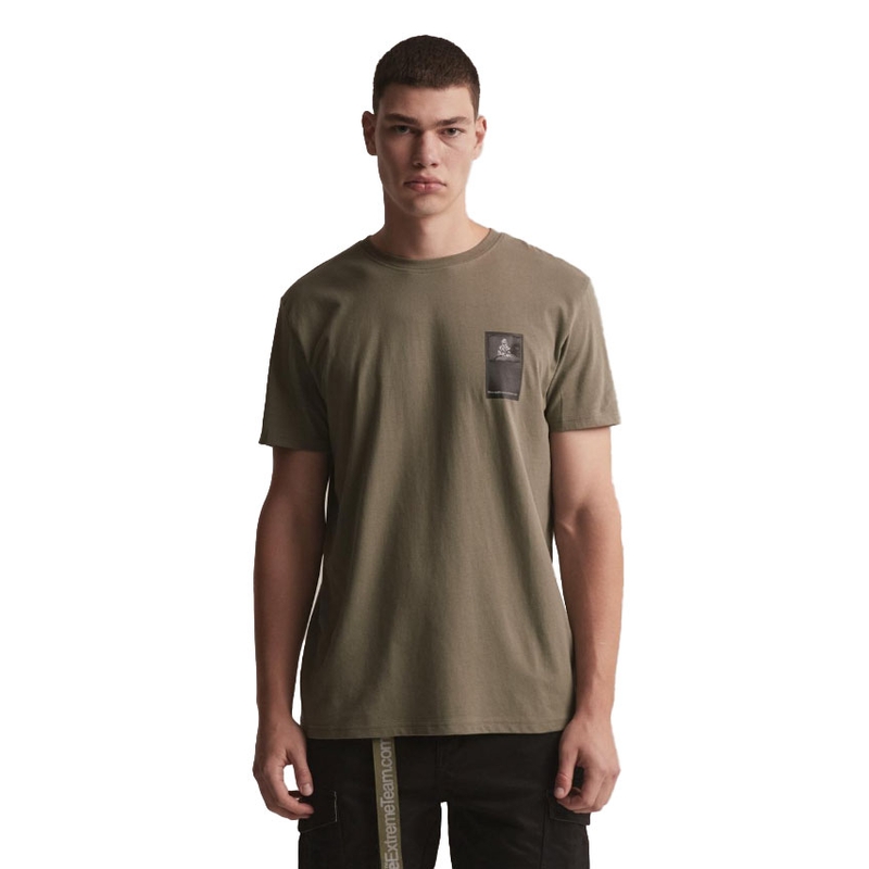 Tričko DAKAR DKR Patch kaki