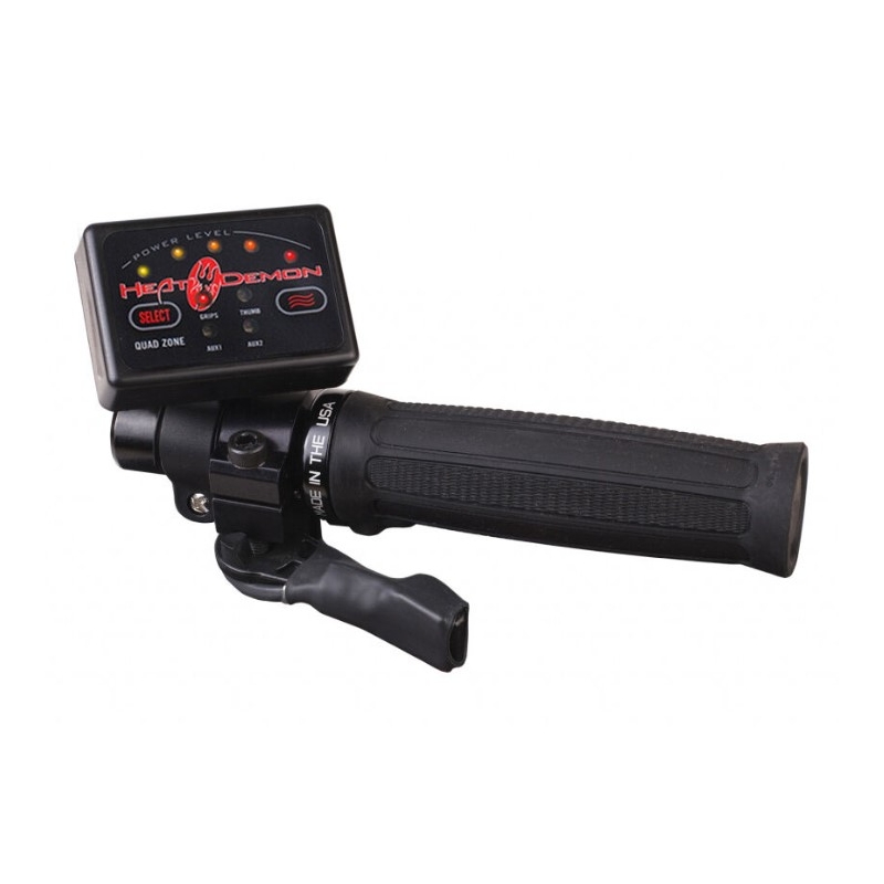 Vyhrievané gripy SYMTEC ATV Clamp On Quad Zone čierné