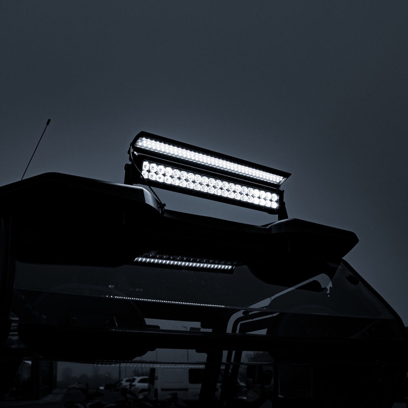 LED svetelná rampa s krytom SHARK LED LIGHT BAR 21,5", 6D WITH LED COVER, 120 W