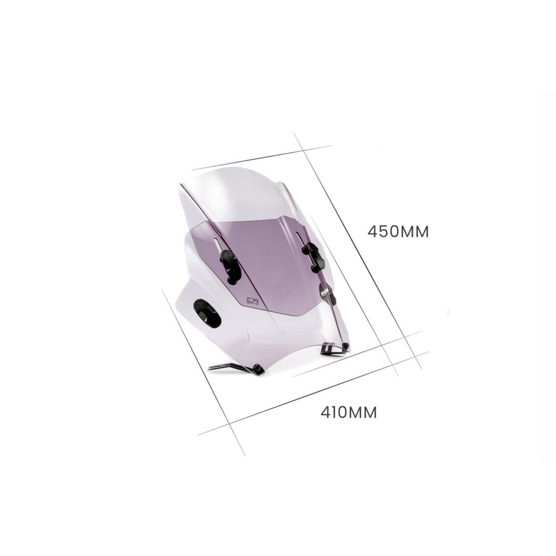 Plexi na motorku PUIG UP&DOWN dymové univerzálne