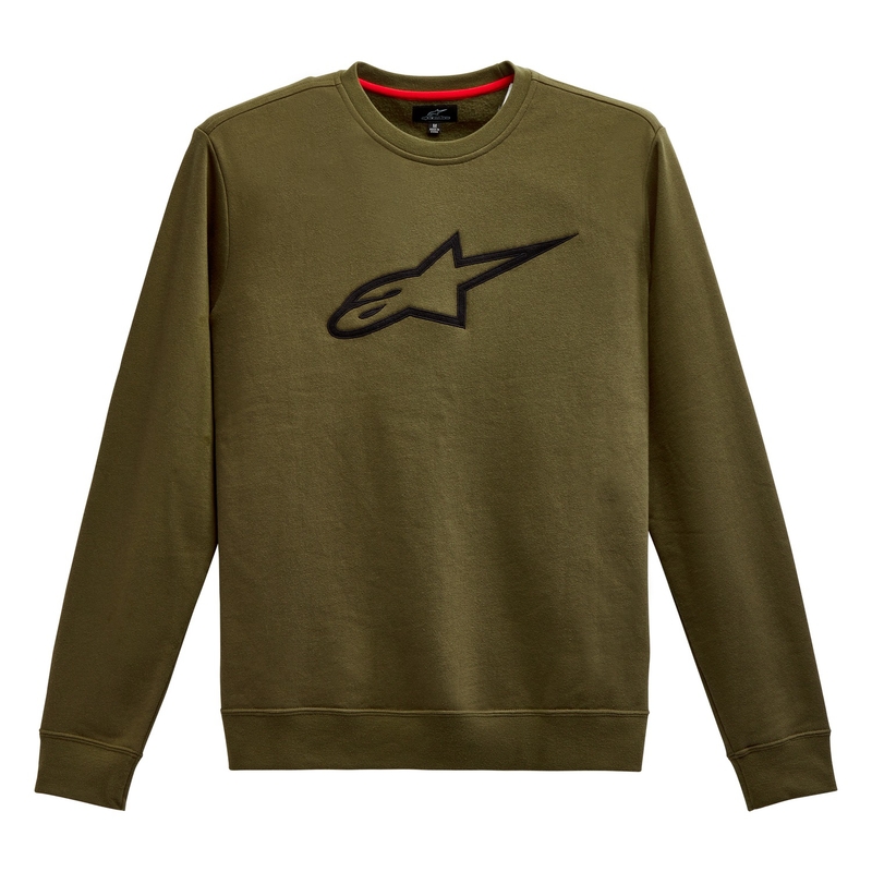 Mikina Alpinestars Ageless Crew Fleece zeleno-čierna