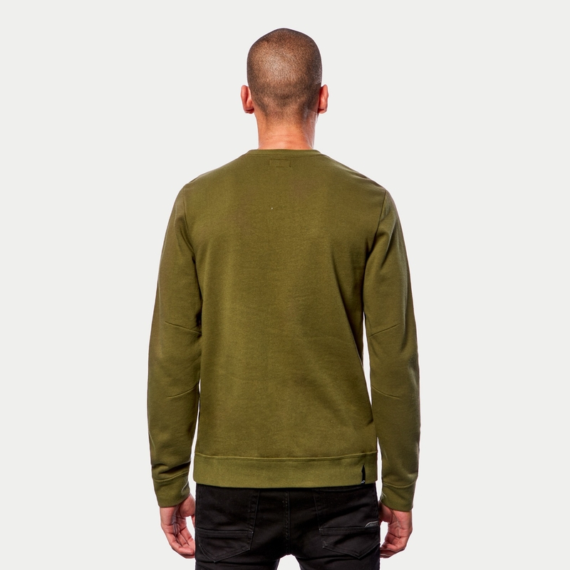 Mikina Alpinestars Ageless Crew Fleece zeleno-čierna
