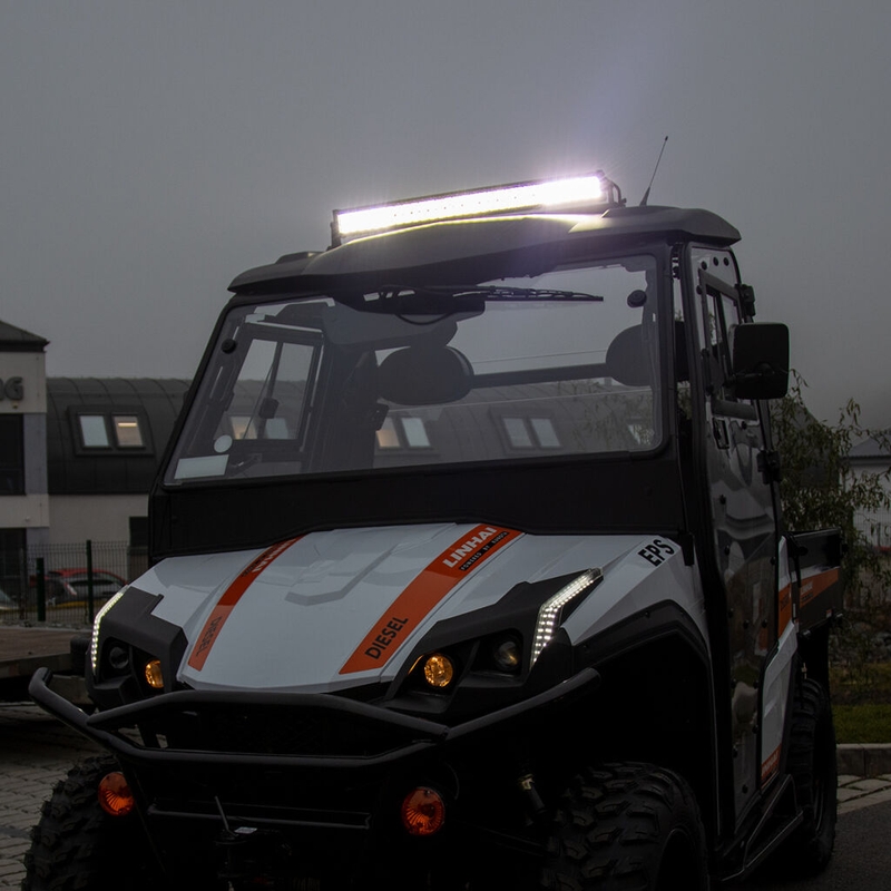 LED rampa prehnutá SHARK LED LIGHT BAR 30", CURVED, 180 W, R 810 MM - 5D