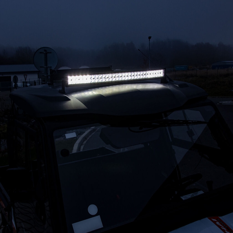 LED rampa prehnutá SHARK LED LIGHT BAR 30", CURVED, 180 W, R 810 MM - 5D