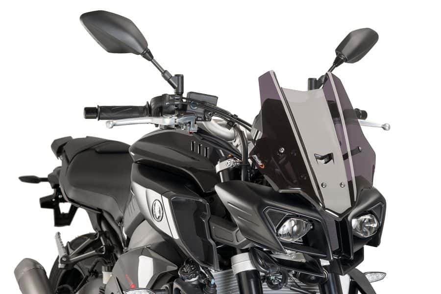 Plexi štít PUIG RACING 8917F tmavá dymová