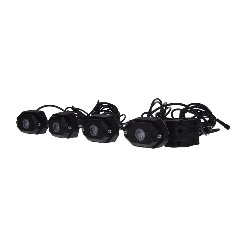Farebné LED podsvietenie podvozku SHARK LED LIGHT, RGB, MULTI-COLOR, BLUETOOTH CONTROL, 4 PCS SET
