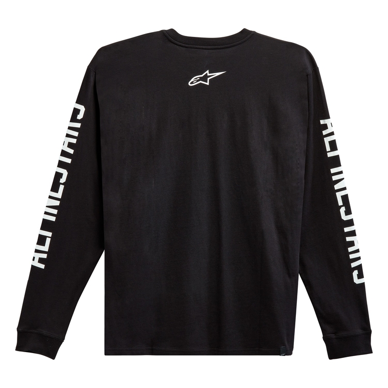 Tričko Alpinestars Face Off Tee čierno-biele
