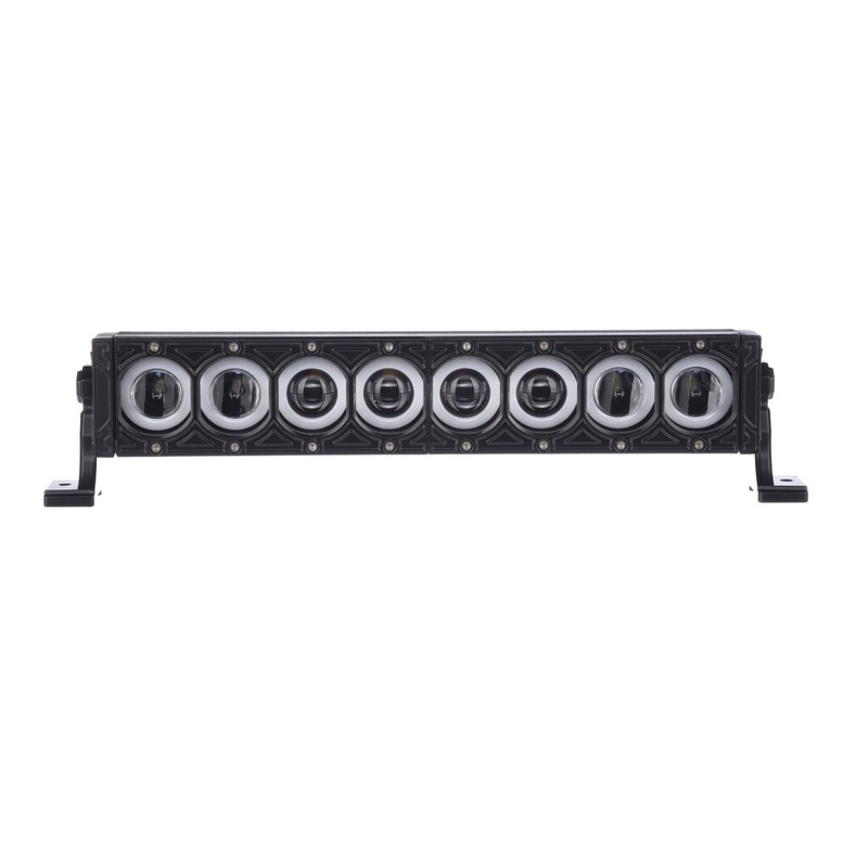 LED svetelná rampa SHARK LED LIGHT BAR 17" WITH HALO RING, CREE LED, 80 W