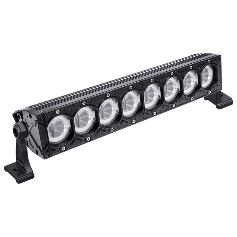 LED svetelná rampa SHARK LED LIGHT BAR 17" WITH HALO RING, CREE LED, 80 W