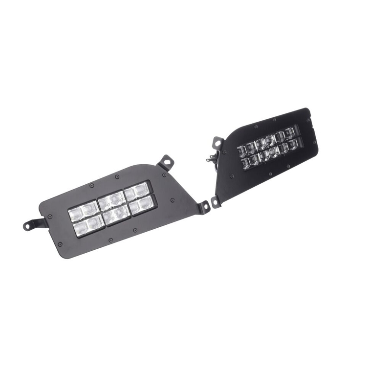 LED svetlomety SHARK LED HEADLIGHTS FOR POLARIS ATV, UTV WITH BACKLIGHT, 2K S
