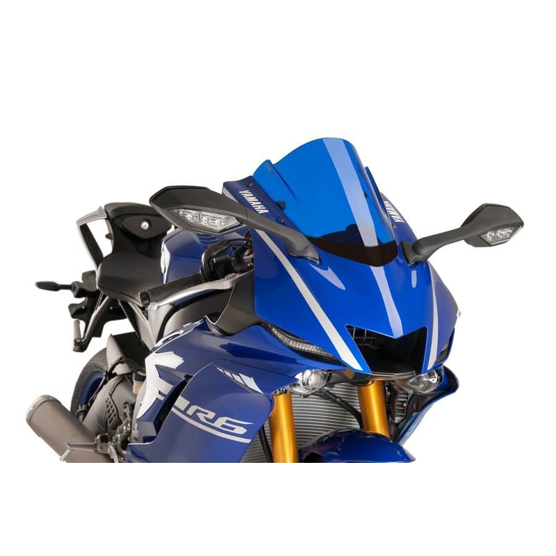 Plexi štít PUIG RACING modrá