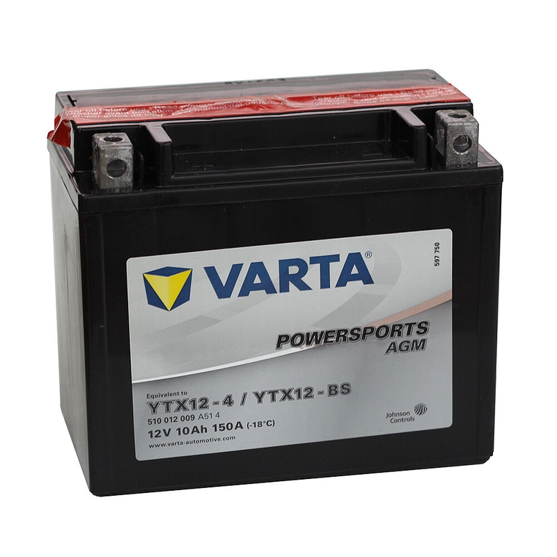 Bezúdržbová batéria VARTA 12V/10AH-MOTO LF (YTX12-4/YTX12-BS)