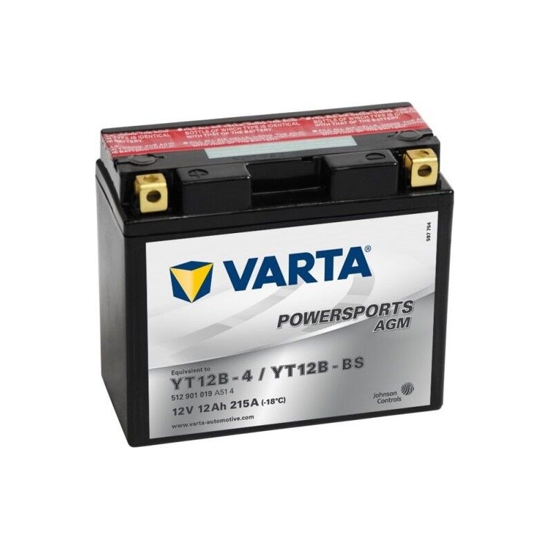 Bezúdržbová batéria VARTA MOTO LF (YT12B-BS) 12 V / 12 Ah